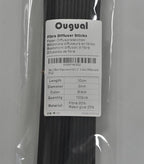 100 Pieces Fiber Reed Diffuser Replacement Refill Sticks (12.5" x 3mm, Black)