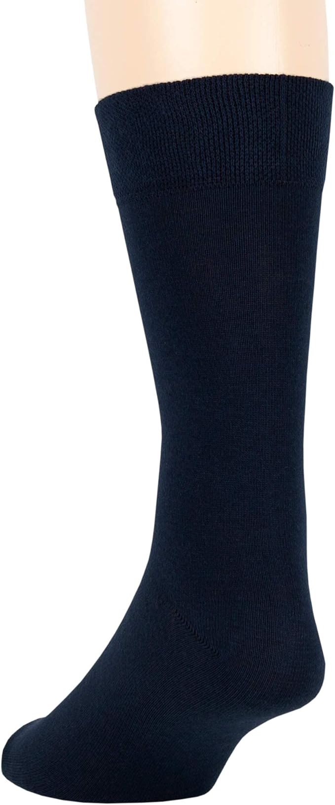 7BigStars Mens Dress Socks – 6 Pairs Crew, Soft Stay Up, Cotton Comfort for Business, Office, Big and Tall, Breathable