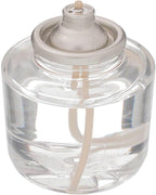 D'light Online HD26 Disposable 26 Hours Liquid Candles, Clear Plastic Disposable Fuel Cells for Wedding Table Top Lights, Restaurant Tables and Emergency Candles- (26 Hours, Set of 60)