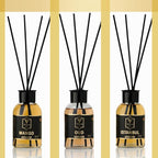 Reed Diffuser Set with Sticks for Home – Bathroom, Bedroom & Office Aromatherapy – Long Lasting Scented Oil Diffuser with Sticks – Luxury Room Fragrance Diffuser, Non-Toxic 110 ml (Mango-Oud-Istanbul)