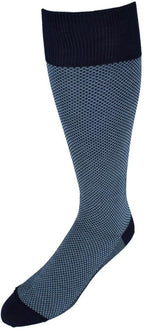 Trafalgar Men's Clayton Birdseye Over The Calf Mercerized Cotton Socks (1Pair)