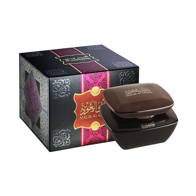 Al Haramain Malik Al Oudh Arabian Bukhoor - Premium Arabic Bakhoor Incense - Long-Lasting Fragrance - Islamic, Eid & Ramadan Gifts - Perfect for Home, Prayer, Meditation, Relaxation - 75 gm