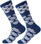 DRASEX Men's Dress Socks Funky Colorful Pattern Cotton Novelty Casual Crew Socks