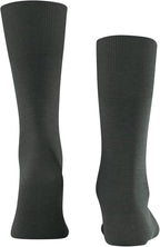 FALKE Men's Airport Dress Socks, Premium Merino Wool Cotton Blend, Sustainable Luxury, Eco-Friendly Business Casual, 1 Pair