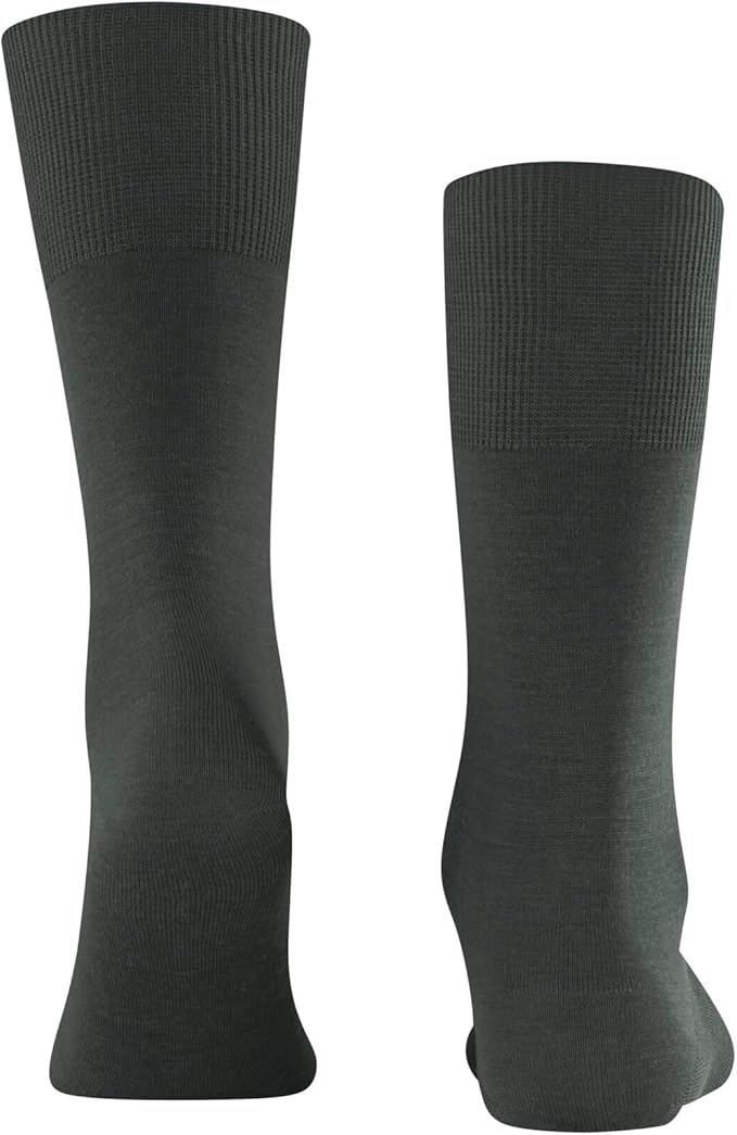 FALKE Men's Airport Dress Socks, Premium Merino Wool Cotton Blend, Sustainable Luxury, Eco-Friendly Business Casual, 1 Pair