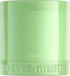 Boy Smells Mint Candle - 8.5 oz Fancy Candle with Ginger, Wild Mint, and Cedarwood- Up to 50-Hour Burn - Cotton Wick