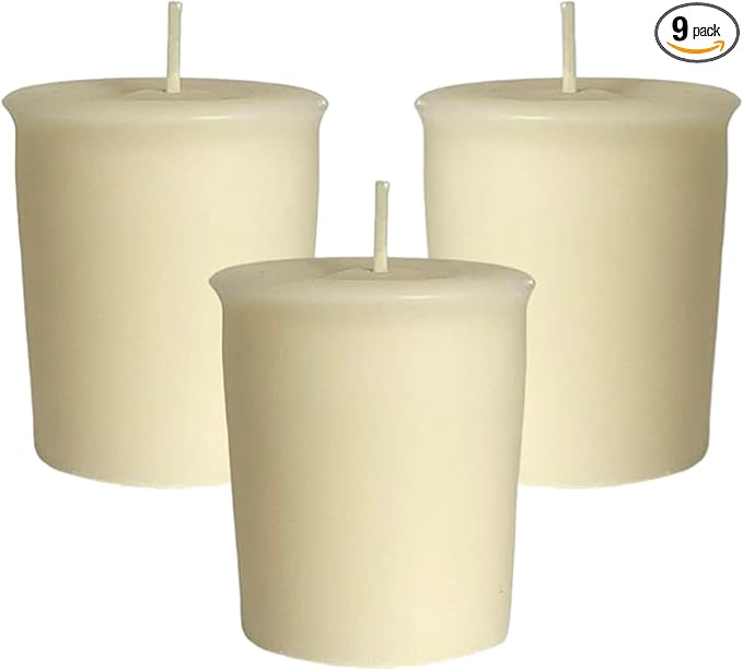 Mister Candle Spring/Summer Votive Collection Handmade Scented Votive Candles Bulk, Small Candles with Premium Wax & Essential Oils, 15 Hour Burn Time, Made in USA, (Set of 9, Honeysuckle Jasmine)