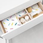 10 Sheets Drawer Liners for Dresser Scented Drawer Liners Non Adhesive Scented Paper for Fragrant Home Shelf Closet(Lavender,Confetti)