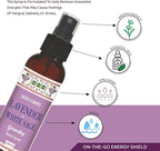 Sacred Element's Lavender & White Sage Room Spray | Natural Purifying Mist for Energy Clearing, Negativity Release, Spiritual Balance & Aromatherapy | 3.38 Fl Oz / 100ml Non-Toxic Air Freshener