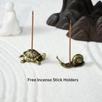 wellsee Incense Holder - Insence Cone Holder Waterfall Backflow Incense Burner with Sticks Holder & Cones, Tweezers