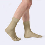 WANDER Men's Dress Socks Cotton Thin Classic Lightweight Socks 6/8 Pairs Solid & Patterned Soft Breathable Socks