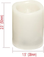 CANDLE CHOICE Battery Operated Flameless Votive Candles with Timer Flickering Fake Electric LED Tea Lights Set Wedding Party Holiday Decorations Table Centerpiece Long Lasting Batteries Included 6 PCS