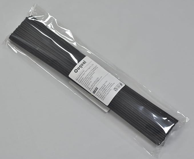 100 Pieces Fiber Reed Diffuser Replacement Refill Sticks (12.5" x 3mm, Black)