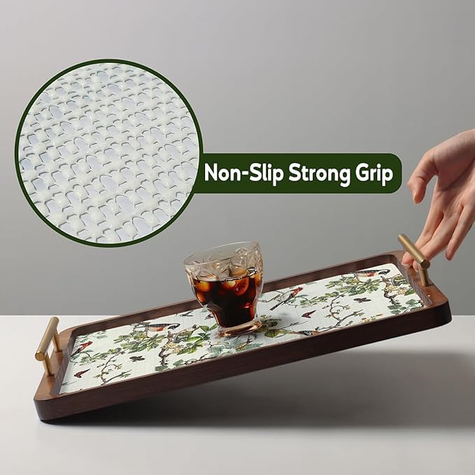 Shelf Liner for Kitchen Cabinets Non Adhesive Drawer Liner,Cabinet Liner for Shelves,Non Slip Kitchen Drawer Liners for Dresser,Waterproof Shelf Paper for Refrigerator,Cupboard,15.7Inx16.4FT