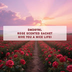 Rose Scented Sachet Bags - 12 Pack Home & Car Freshener, Odor Eliminator for Closets, Rooms, Drawers, Wardrobes, Toilets, Long - Lasting 360 - Day Fragrance