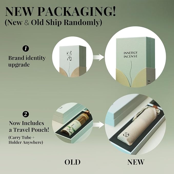 Uplift & Relax - Innergy Jasmine Incense Sticks, Natural Floral Essence Luxury Bath Incense