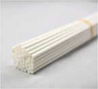 50 Pieces Fiber Reed Diffuser Replacement Refill Sticks for Aroma Fragrance (White, 10" x4mm)