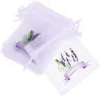 ABOOFAN 20pcs Empty Lavender Sachet Bags Organza Gauze Bags Small Drawstring Jewelry Pouches Party Favor Candy Bags