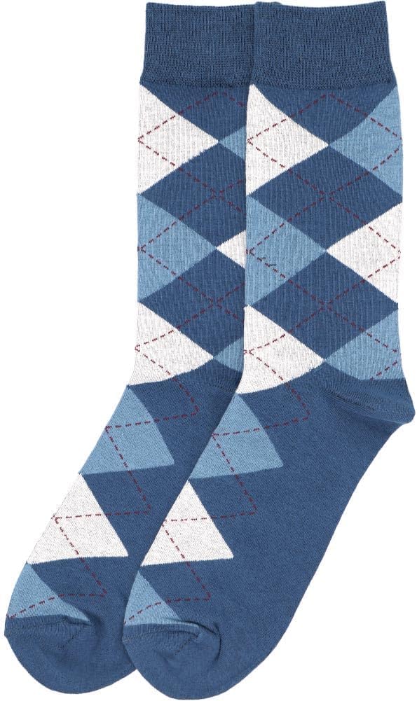 tiemart Men's Socks, Fits Men's Shoe Sizes 8-12