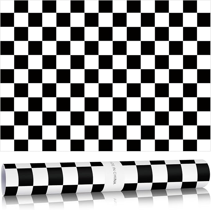 10 Sheets Drawer Liners for Dresser Scented Drawer Liners Non Adhesive Scented Paper for Fragrant Home Shelf Closet (Linen,Checkered Pattern)