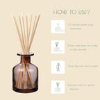 HOSSIAN 9 Inch Reed Diffuser Sticks, 20pcs Natural Rattan Sticks Oil Diffuser Sticks Diffuser Sticks Refill