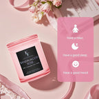 Sandalwood Rose Scented Candle, 2-Wick Luxury Soy Wax Candle, 9 oz Aromatherapy Candle Home Fragrance Candles Gift