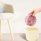 Spiral Coil Incense Burner Holder Home Outdoor Citronella Incense Coil Holder with Handle (Pink)