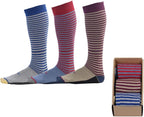 Pierre Henry Over the Calf Socks for Men (3 pairs) | Cotton Over the Calf Dress Socks | Long Socks Designed to Stay up 12+ hr
