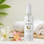Virgin Coconut Linen and Room Spray, Natural Aromatic Mist Made with Pure Virgin Coconut Oil, Relax Your Body & Mind, Perfect as a Bathroom Air Freshener Odor Eliminator