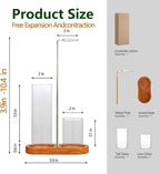 2 in 1 Incense Holder for Sticks(Height Adjustable), Anti-Ash Flying Insence-Sticks Burner with Glass Incense Holder Organizer for Meditation Yoga Spa Home Decor Sage (Silver Metal Rod)