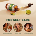 KUKKA Bergamot Essential Oils - 4 Fl Oz - for Hair, Skin, Diffuser, Aromatherapy & DIY Soap Making Scent