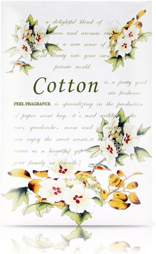 Scented Sachets for Drawer and Closet, Lot of 12 Pieces Inside. (Cotton)