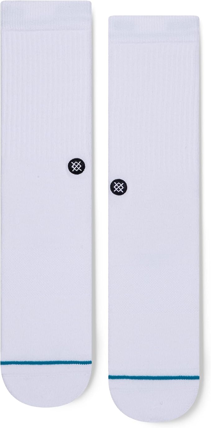 Stance Icon Classic Casual Crew Socks 3-Pack, Cotton Blend and Cushioning Arch Support