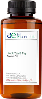 Black Tea & Fig Aroma Oil, Essential Oils Blend for Diffusers & Scent Machines, Herbal Fruity Blend and Amber, Aromatherapy, Cold Air Diffuser Compatible, 300 mL