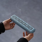 Incense Holder for Sticks，Ceramic Insence-Stick Holder Ash Catcher，Incense Holder Timkburner for Meditation Yoga Spa Room Decor