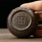 Incense Burner Chinese Incense Holder Brass Incense Burner Zen Copper Incense Burner Antique Style Home Office Fengshui Decor 2.6 * 2.6 * 2.2IN 0.6LB