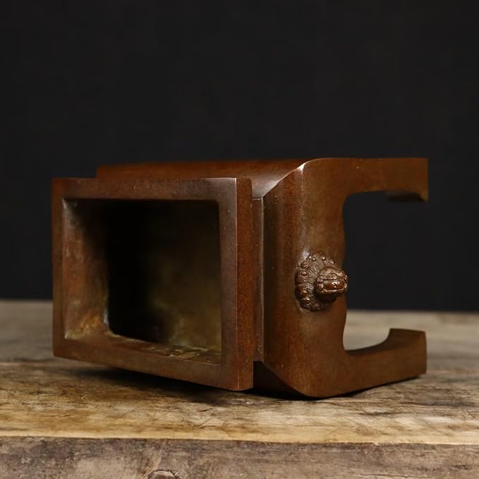 Copper Incense Burner Chinese Brass Incense Holder Traditional Copper Zen Incense Burner Sandalwood Burner Decoration Censer