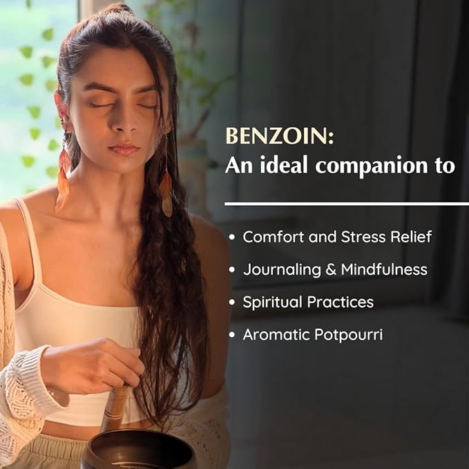 Benzoin Incense Bricks & Flower of Life Exotic Incense Burner by Aromafume | 2 Trays x 9 Bricks | Styrax Extract, Native to Indonesia | Ideal for Prayer & Meditation | Low-Smoke & Non-Toxic