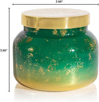 Capri Blue Glimmer Jar Candles - Luxury Holiday Scented Candles for Home - Long Lasting Soy Wax Blend - Scented Holiday & Home Decor - Crystal Pine Oversized Signature Jar (28 oz)