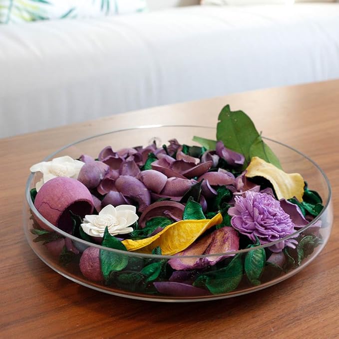 Qingbei Rina Potpourri Bags and Bowl Filler - Dried Flowers, Home Fragrance Sachets, Vase Fillers and Bathroom Decor (10 oz)