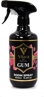 Vilara US Room Spray Freshener – Long-Lasting Luxury Perfume Scent, Linen & Fabric Spray for Bedding, Furniture, Home & Bedroom Aromatherapy – 16.9 fl oz (Gum)