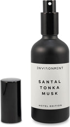 ENVIRONMENT Inspired by 5-Star Hotels 1HT Room Spray, 100ml Air Freshener (Santal | Musk) Home Fragrance Accessories, Room Perfume, Room Deodorizer, Vegan & Cruelty-Free