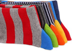 DRASEX Men's Dress Socks Funky Colorful Pattern Cotton Novelty Casual Crew Socks