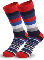HHX YONLEE Dress Socks 5/6/10 Pairs Crew Argyle Colorful Cotton Novelty Casual Happy Fun