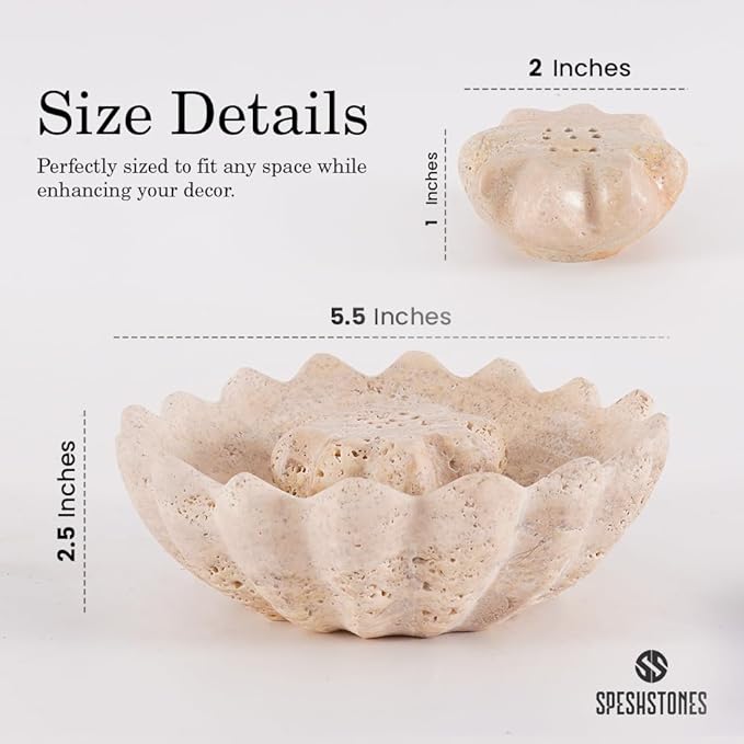 Marble Incense Holder 5.5 Inch Handmade Round Travertine Palo Santo Sticks Holder for Aesthetic Home & Bedroom décor, Inscents Stick Burner for Aromatherapy & Fragrance Accessories