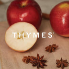 Thymes Simmered Cider Copper Candle - Warm & Spicy Apple Scented Candles for Home - Notes of Apple, Clove, and Cardamom - Luxury Gifts for Women - Fall Decor - 3 Wick (Copper Pot, 18 oz)