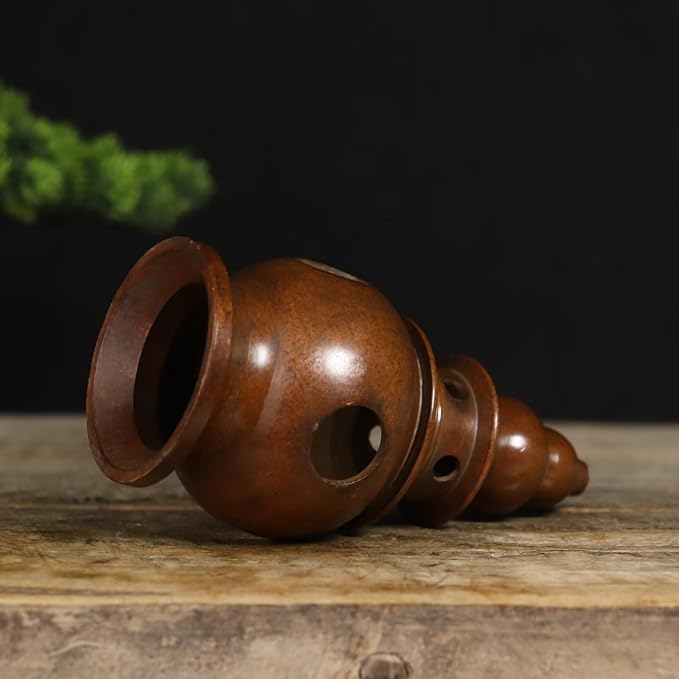 Copper Incense Burner Chinese Brass Incense Holder Traditional Copper Zen Incense Burner Sandalwood Burner Decoration Censer