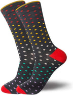 HHX YONLEE Dress Socks 5/6/10 Pairs Crew Argyle Colorful Cotton Novelty Casual Happy Fun