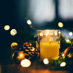 Small Citronella Candles Outdoor and Indoor Soy Wax Votive Candles for Party Dinner and Camping - 12 Hours Burn Time, Set of 12