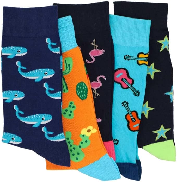 tiemart Men's Socks, Fits Men's Shoe Sizes 8-12